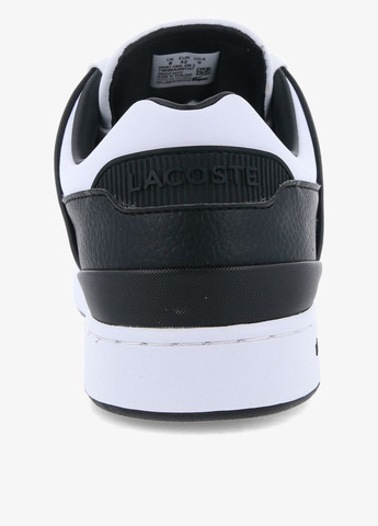 Чорно-білі Осінні кросівки Lacoste COURT CAGE