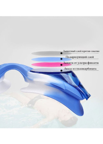 Очки для плавания детские, универсальные с Anti-туманным покрытием, Leacco No Brand (251886737)