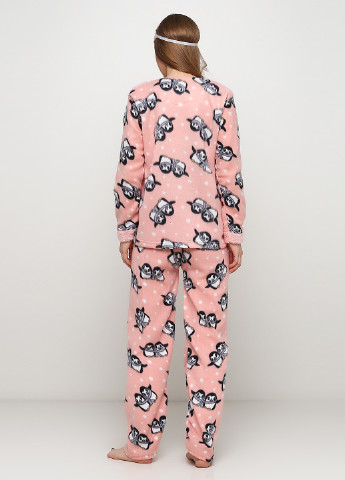 Персиковая всесезон пижама (свитшот, брюки) свитшот + брюки Adalya