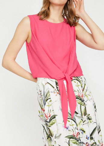Розовая летняя блуза KOTON