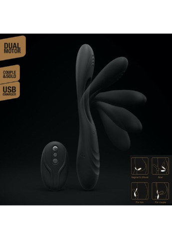 Вибратор для пар MULTI JOY с пультом ДУ Dorcel (252297533)