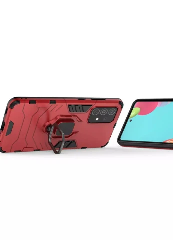 Ударостійкий чохол Transformer Ring for Magnet для Samsung Galaxy A72 4G / A72 5G Червоний / Dante Red (is_00000043172_1) Epik (238479779)