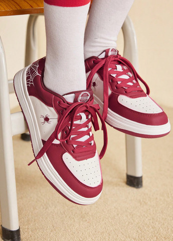 Кроссовки SHEIN красные демисезоны (325115554)