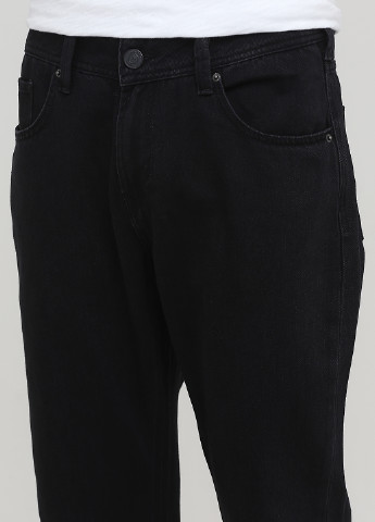 Черные летние прямые джинсы Madoc Jeans