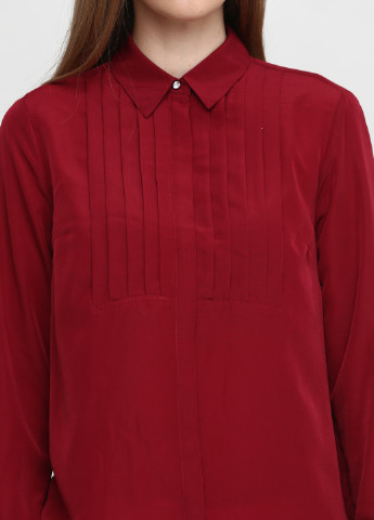 Бордовая демисезонная блуза Talbots