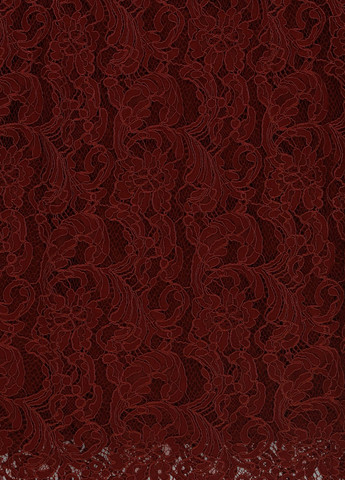 Бордовое кэжуал платье а-силуэт MINT&BERRY однотонное