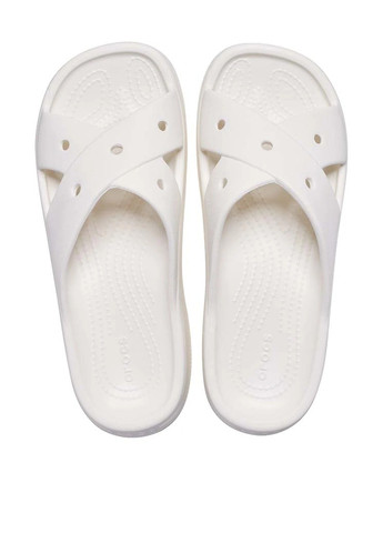 Молочные шлепанцы Crocs