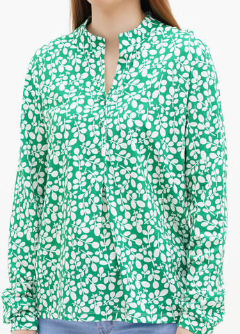Зелёная блуза Tom Tailor