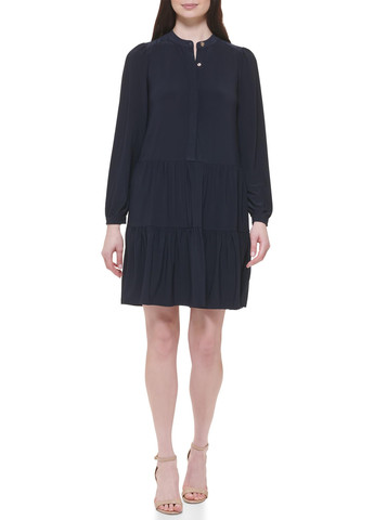 Темно-синя кежуал сукня Tommy Hilfiger однотонна