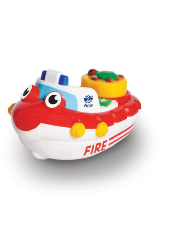 Развивающая игрушка (01017) WOW TOYS пожарная лодка феликс (203960708)