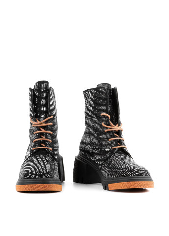Зимние ботинки Ilvi со стразами из натуральной замши