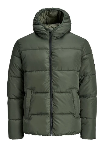 Оливковая (хаки) зимняя куртка JACK&JONES