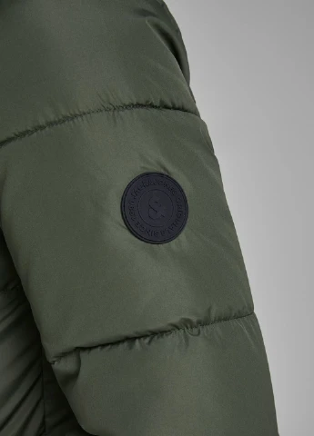 Оливковая (хаки) зимняя куртка JACK&JONES