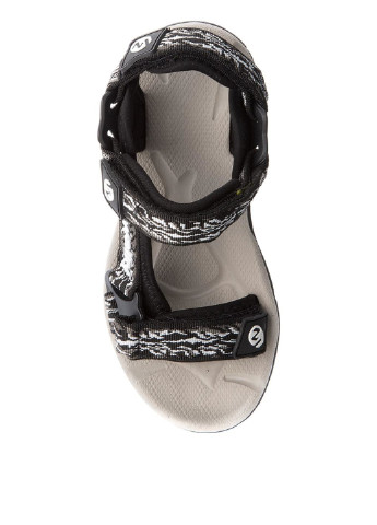 Черные кэжуал сандалі cp69-644 Walky на липучке