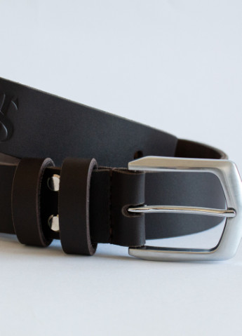 Ремінь шкіряний коньяк з латунною пряжкою SD Leather (256442851)