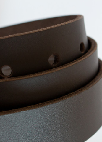 Ремінь шкіряний коньяк з латунною пряжкою SD Leather (256442851)