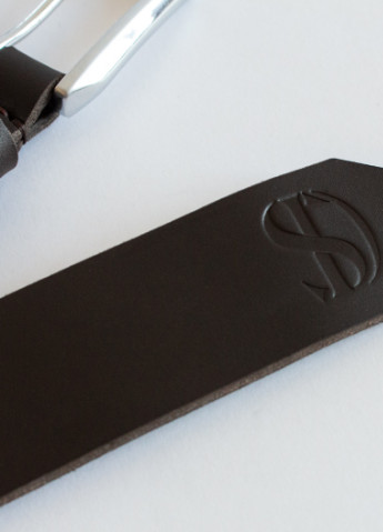 Ремінь шкіряний коньяк з латунною пряжкою SD Leather (256442851)