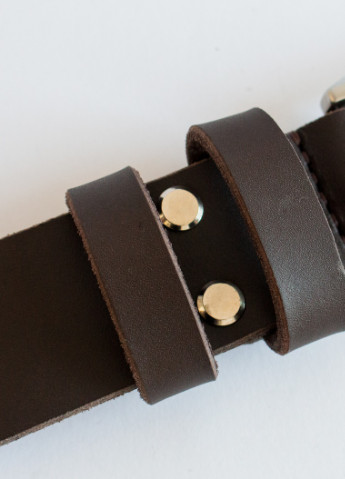 Ремінь шкіряний коньяк з латунною пряжкою SD Leather (256442851)