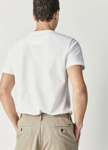 Біла футболка Massimo Dutti