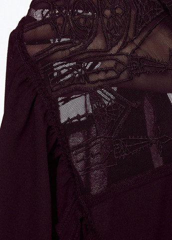 Темно-бордовое карнавальный, вечернее платье с открытыми плечами SHEIN однотонное