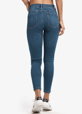 Синие демисезонные скинни, укороченные джинсы Lole