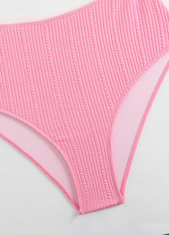 Рожевий літній купальник роздільний SHEIN