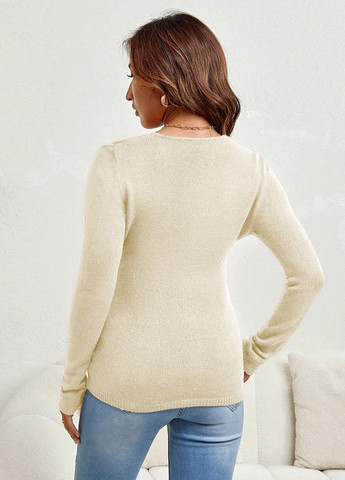 Молочний демісезонний пуловер для вагітних пуловер SHEIN