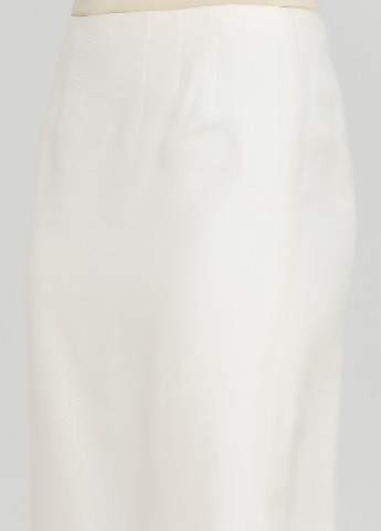 Молочная кэжуал однотонная юбка The J. Peterman Company карандаш