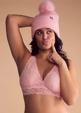 Рожевий демісезонний комплект (бюстгальтер, трусики) Victoria's Secret