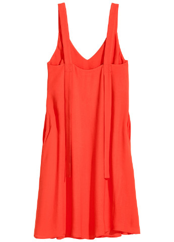 Красное кэжуал платье а-силуэт H&M