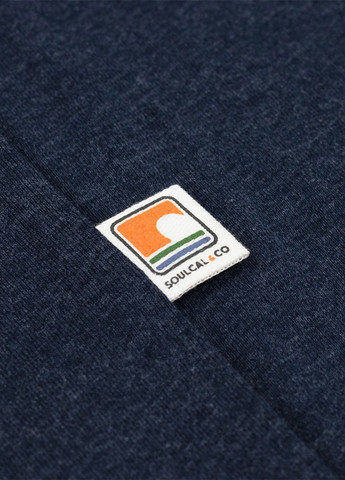 Серо-синяя футболка Soulcal & Co