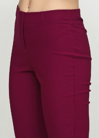Фиолетовые кэжуал демисезонные зауженные брюки BRANDTEX CLASSIC