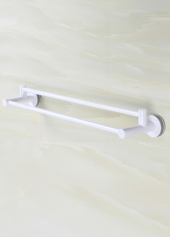 Тримач для рушників подвійний клейкий, 8,6х65,2х13,6 см MVM (255413096)