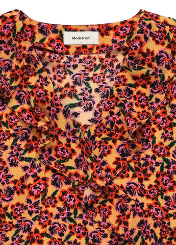 Комбинированная блуза на запах Modstrom