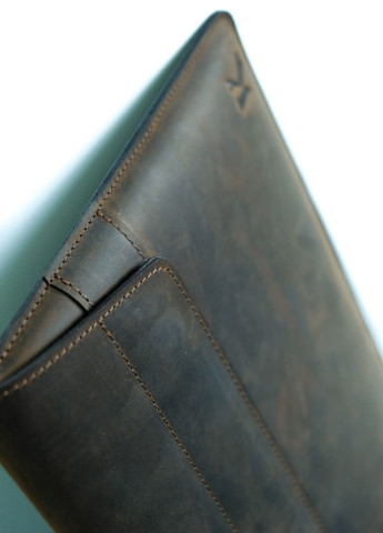 Кожаный чехол для MacBook Air/Pro 13. Кейс из натуральной кожи для Макбука Эир/Про коричневый винтажный. Папка на магнитах Kozhanty (232535120)