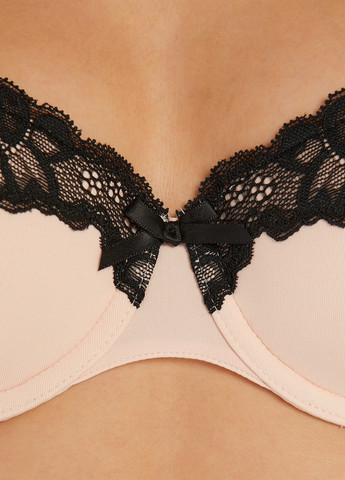 Світло-бежевий балконет бюстгальтер Hunkemoller з кісточками поліестер