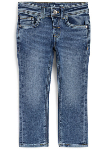 Синие демисезонные скинни джинсы C&A