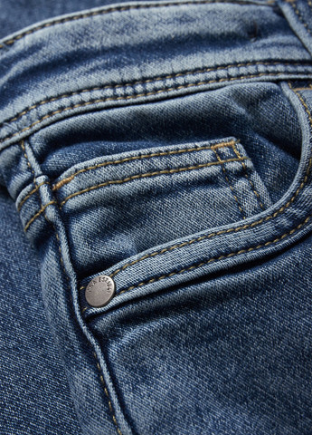 Синие демисезонные скинни джинсы C&A