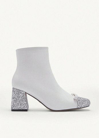 Белые демисезонная ботильоны SHEIN