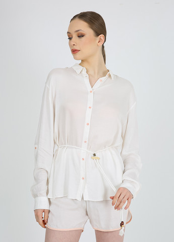 Пудровая блуза Casalini