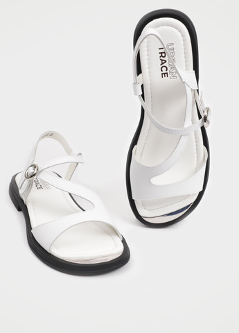 Белые босоножки Respect с ремешком