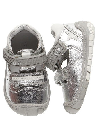 Серые мокасини Chicco на липучке