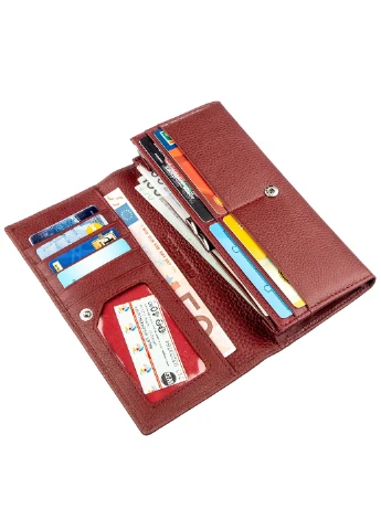 Жіночий шкіряний гаманець 18,5х9 см st leather (252128379)