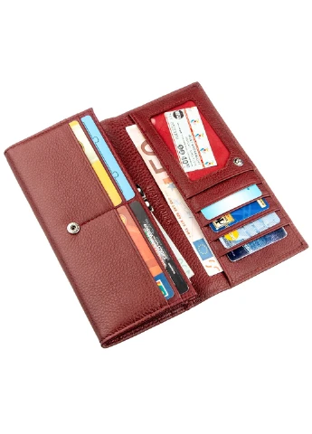 Жіночий шкіряний гаманець 18,5х9 см st leather (252128379)