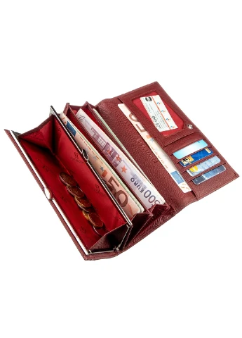 Жіночий шкіряний гаманець 18,5х9 см st leather (252128379)