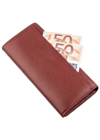 Жіночий шкіряний гаманець 18,5х9 см st leather (252128379)