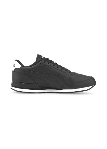 Кроссовки ST Runner v3 L Trainers Puma однотонные чёрные спортивные