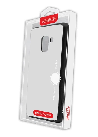 Чохол (Real Glass) для Samsung A8 + (A730) (білий) Intaleo для Samsung A8+ (A730) (белый) (131340150)