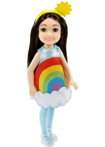 Ігровий набір Barbie Chelsea Челсі з вихованцем у костюмі Веселки (GRP70) Mattel (255664953)