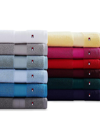 Полотенце (2 шт.) Tommy Hilfiger однотонный желтый